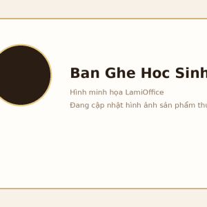 Bàn ghế học sinh Lami LO-HS-001